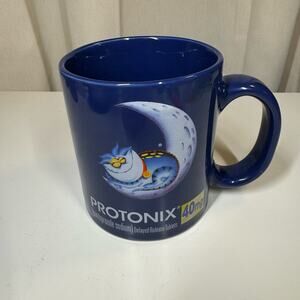 PROTONIX Pharmacy Drug Pharmaceutical Rep Doctor 40mg IV Blue Moon Coffee Mug
